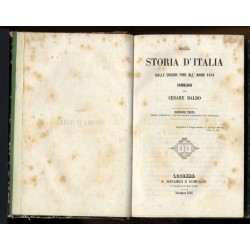 Storia d' Italia - Dalle origini fino all' anno 1814